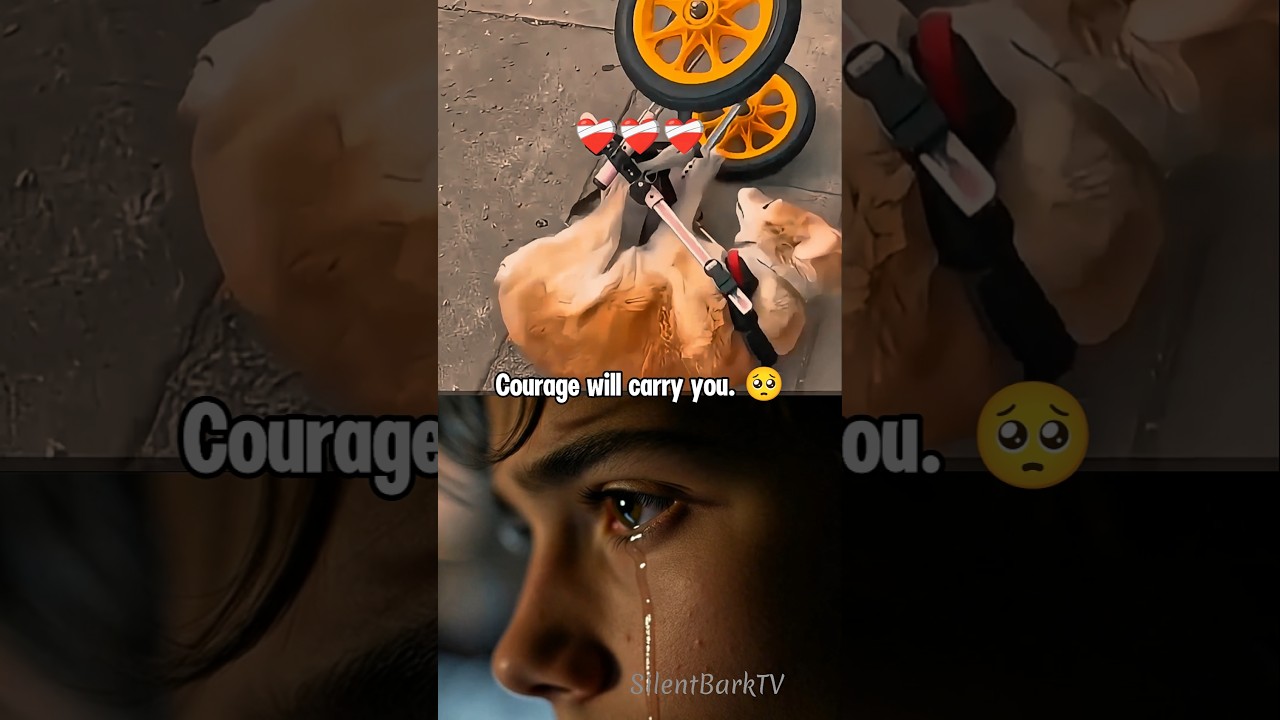 Sometimes, Being Brave Means Not Giving Up 💙🐶🥺 