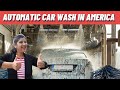 AUTOMATIC CAR WASH IN AMERICA| GUESS THE PRICE?? | ALBELI RITU
