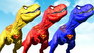 🔴Hunting Dinosaurs Jurassic World Evolution 2: Mosasaurus T-rex KingKong Giganotosaurus Velociraptor