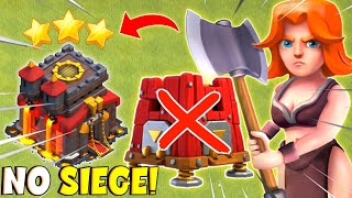 Th10 Valkyrie Attack Strategy Without Siege Machine Th10 No Siege Machine Attack - Clash Of Clans