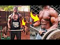 NATURELS OU DOPÉS ? Bodybuilder africains SANS VRAI MATERIEL de MUSCULATION