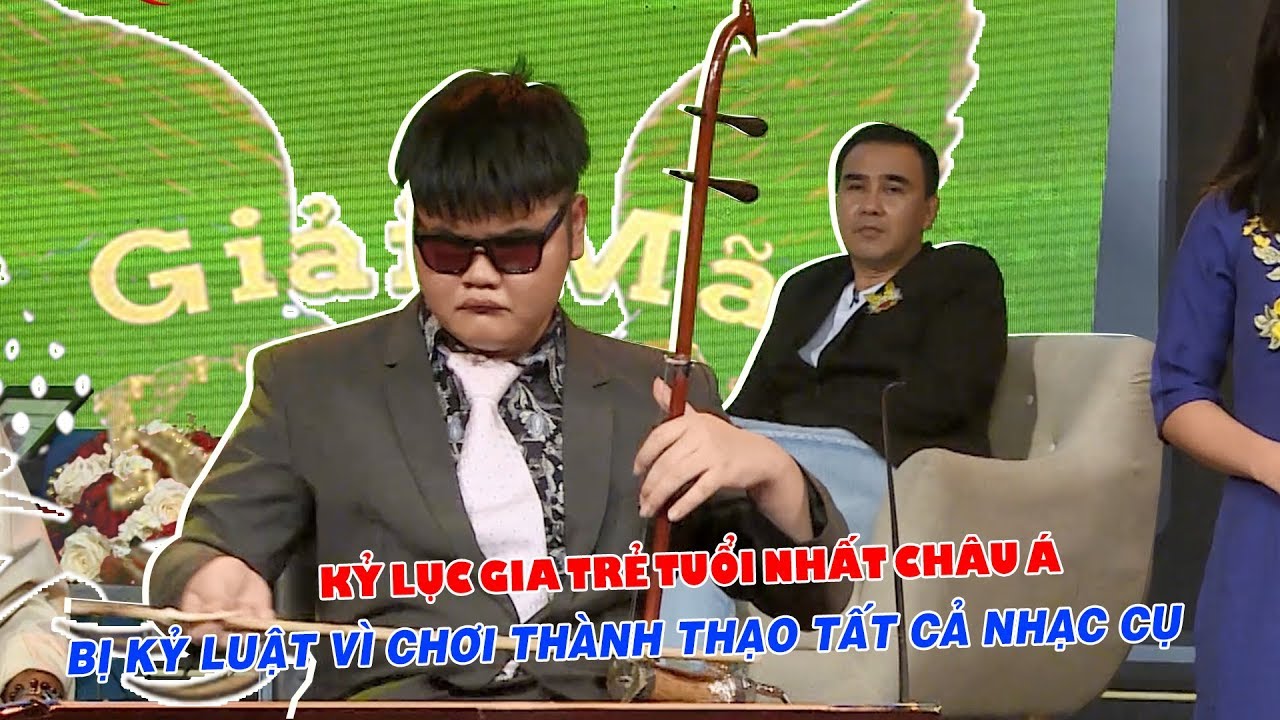 Kỷ lục gia trẻ nhất Châu Á bị kỷ luật vì chơi 14 nhạc cụ khiến Quyền Linh sửng sốt 😱