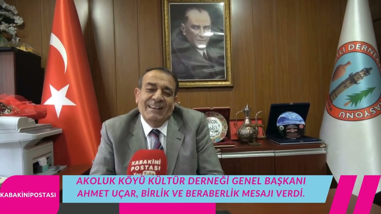 Ankarada Akoluk Köyü Kültür Derneği rüzgarı esti Ahmet Uçar, bu muhteşem tablonun önemine değindi