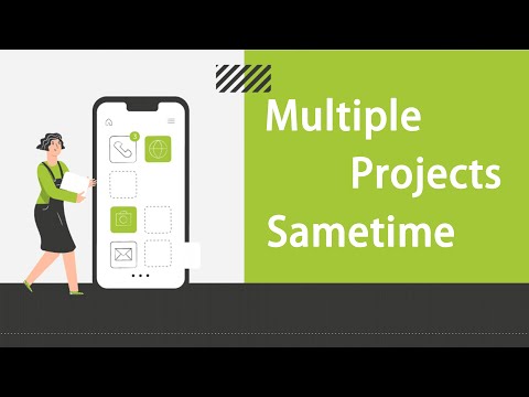 How to open two or more projects at the same time in Android Studio?