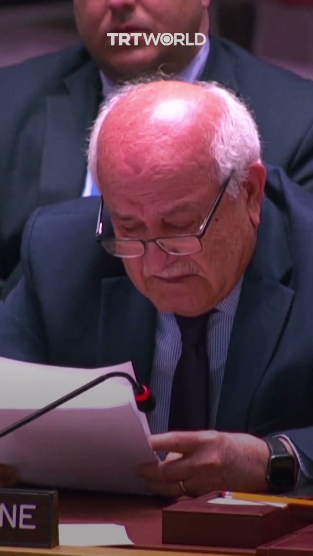 Palestine’s Ambassador breaks down amid UN speech