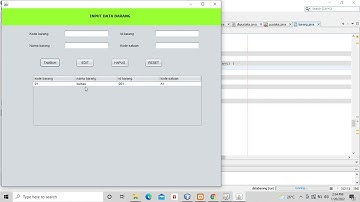 MEMBUAT BUTTON RESET DAN MENAMPILKAN HASIL DATA BARANG || JAVA NETBEANS