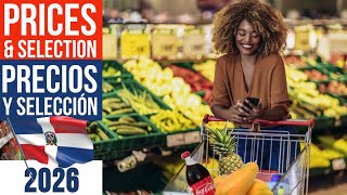 Prices & selection at BIGGEST Supermarket in Dominican Republic (Food Groceries Shopping)