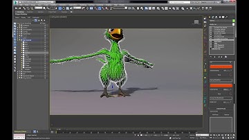 Ornatrix 3dsmax: Feathers Part 3 (Dynamics)