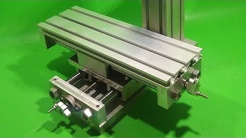 Homemade XY Slide Axis Motion DIY Mini Milling CNC Machine Aluminium #diy #homemade #3dprinter