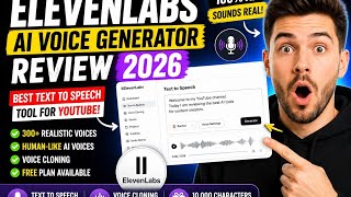 "ElevenLabs AI Voice Generator Review 2026 | Best Text to Speech Tool for YouTube"