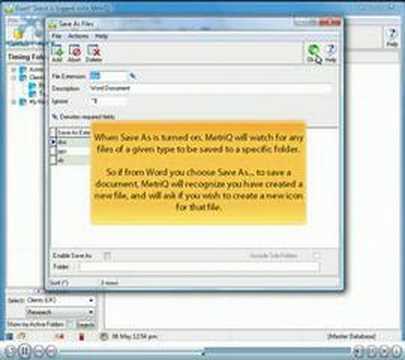Settings and Options: MetriQ Hands Free Timesheets