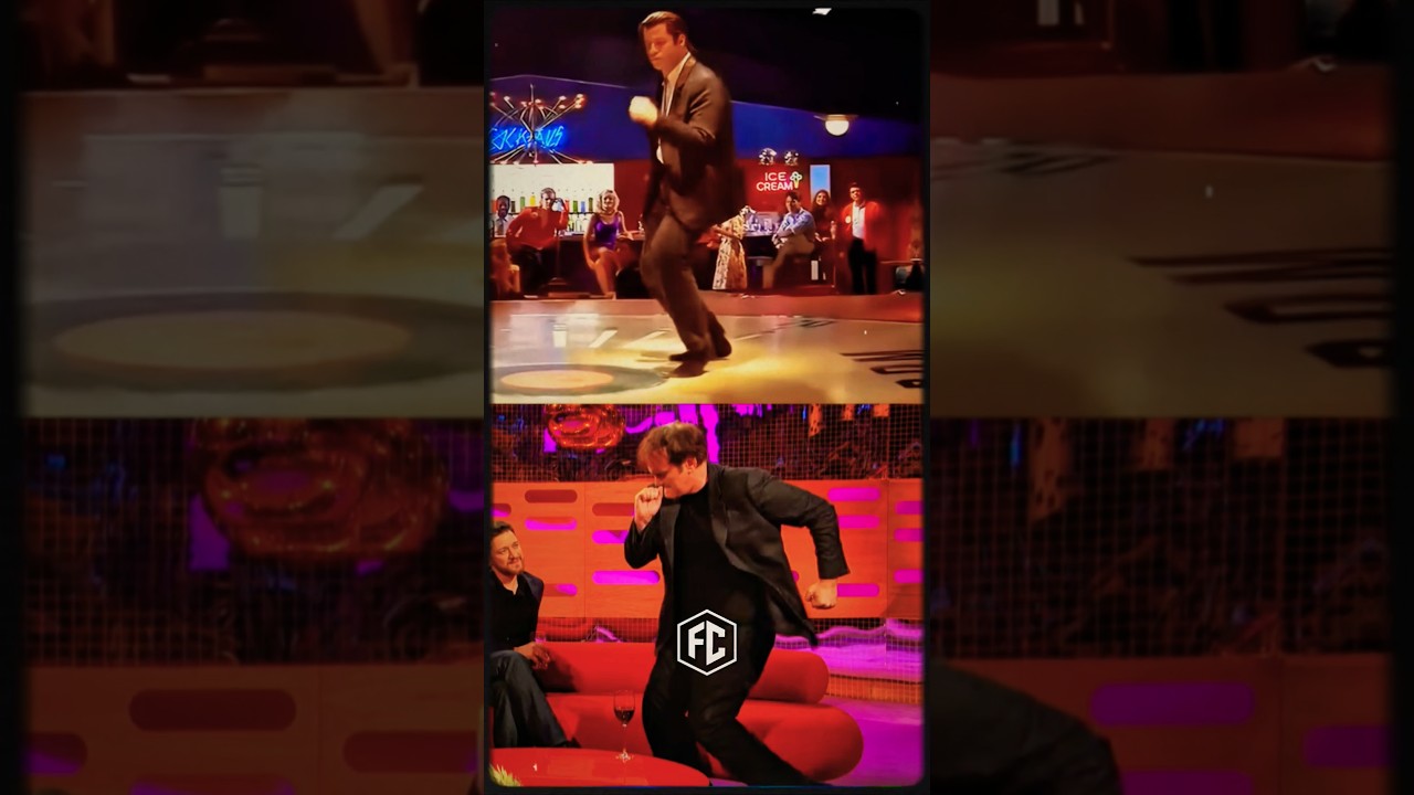 Quentin Tarantino reveals the inspiration behind Pulp Fiction’s iconic dance! #shorts #pulpfiction