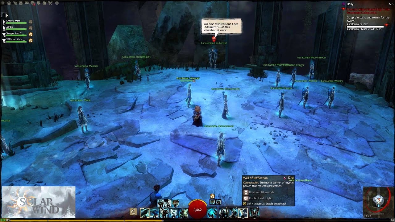 GW2 Ascalonian Catacombs Story mode - Прохождение