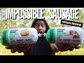 NEW Impossible Sausage Vegan Product Review | Savory &amp; Spicy | Vlog