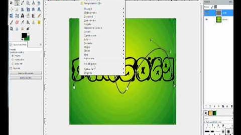 GIMP: Video tutorial N°4 come fare un effetto spirale su un testo