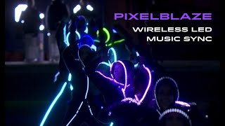 Wireless LED music sync - Broncos Cheerleaders full Christmas show