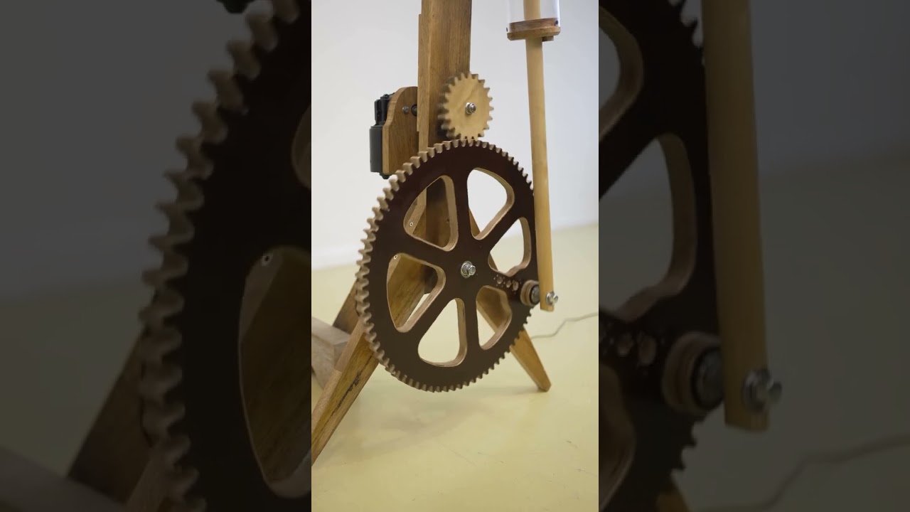 The Most Satisfying Wooden Gear Mechanism Relaxing Art