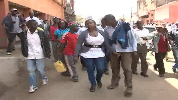 Man captured on camera attacking wife at their home in Thika - YouTube