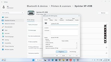 XP-420B Thermal Printer Page Setup Guide