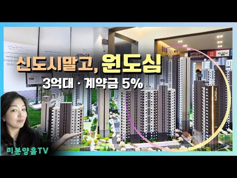 두산위브더제니스 청주 센트럴파크│신도시 대신 원도심 3억대, 계약금 5% 