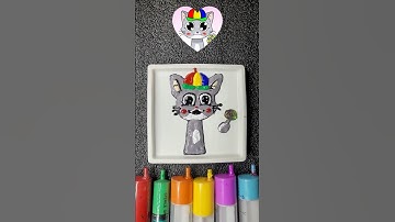 Guess the mixed color of Sprunki #satisfying #colormixing #sprunki Pyramixed