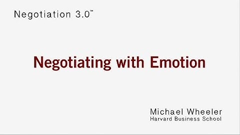 Episode 2: Negotiating With Emotion