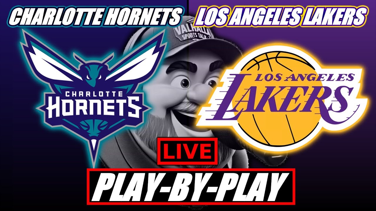 Los Angeles Lakers vs Charlotte Hornets | NBA Basketball | LIVE STREAM Watch Party | LIVE