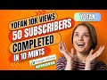 Yo.fan 50 Subscriber In 10 mints | yofan adsense loading | yofan par views kaise badhaye