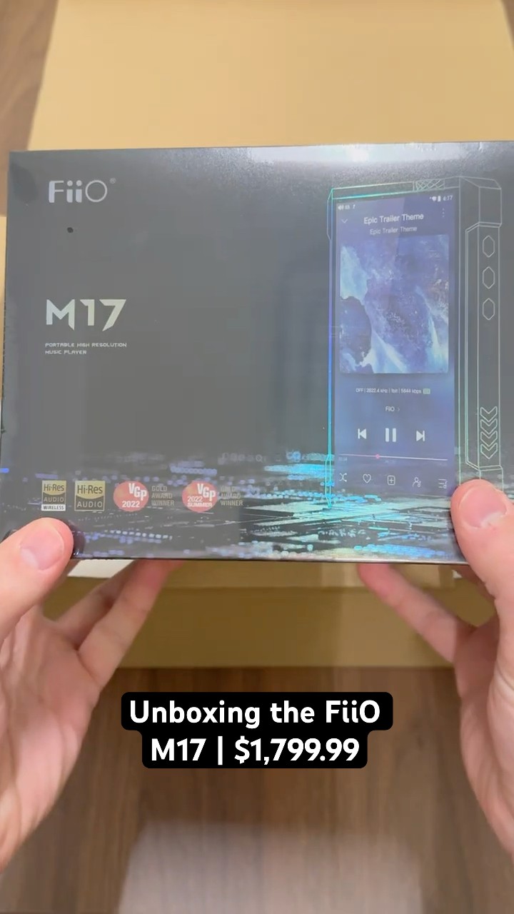 FiiO M17 Unboxing #audiophile #hifi #fiio #unboxing #dap - YouTube