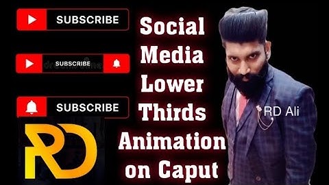 Social Media Lower Thirds Animation | CapCut Tutorial in Android and iPhone #capcut #lowerthird(2)