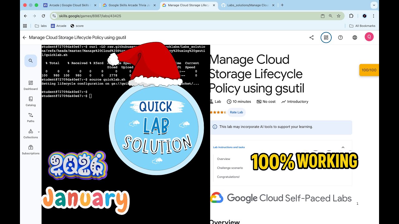 [2026] Manage Cloud Storage Lifecycle Policy using gsutil | 