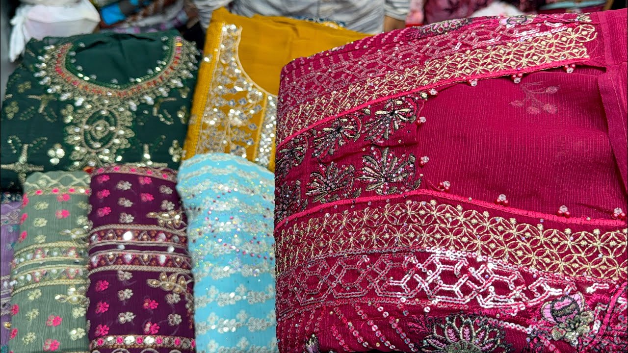 বিশাল ডিস্কাউন্টে লাক্সারি কাজের পাকিস্তানি ভার্সন থ্রিপিস | Luxury Pakistani style luxury 3pc 