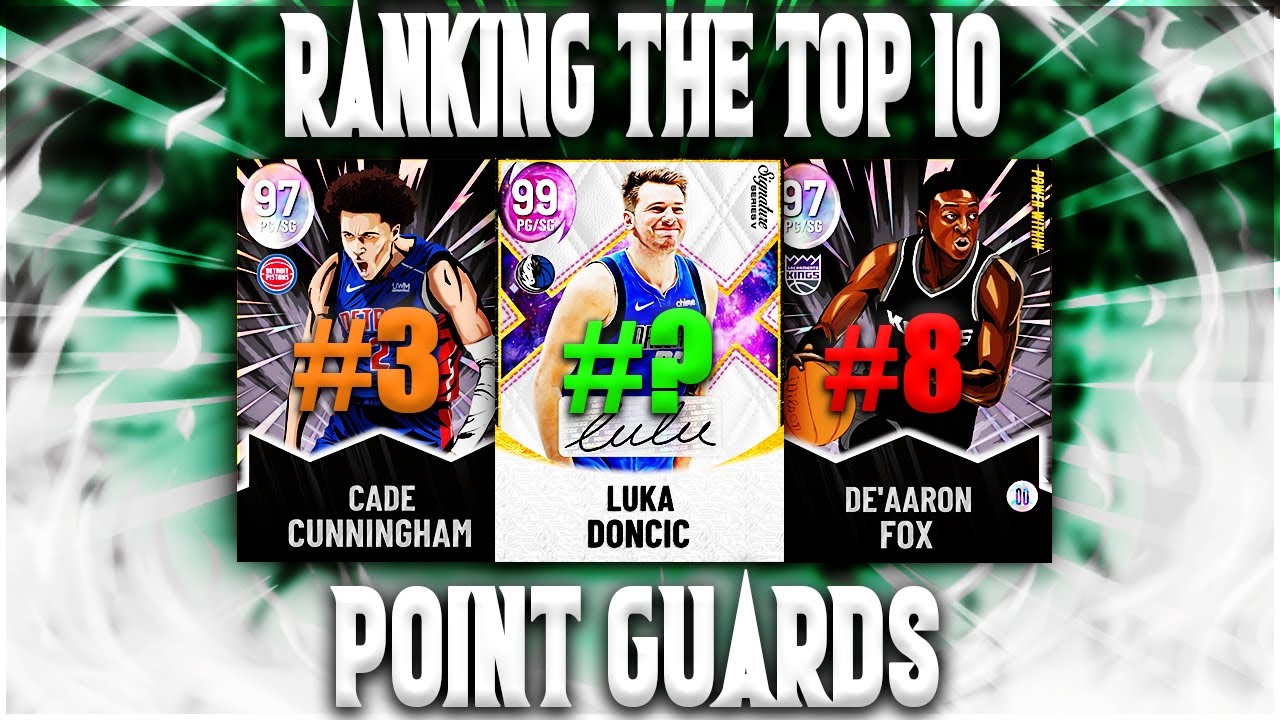 RANKING THE TOP 10 POINT GUARDS IN NBA 2K22 MYTEAM!! WHERE DOES YOUR