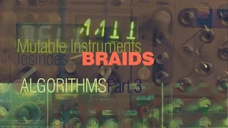 Celebrity Mutable Instruments BRAIDS // Algorithms // Part 3 Wealth
