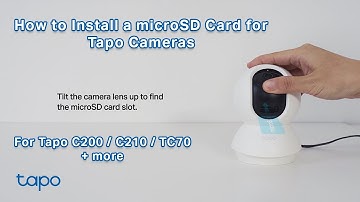 TP-Link | Tapo Guide | How to Install a microSD Card For Tapo C200 / C210 / TC70