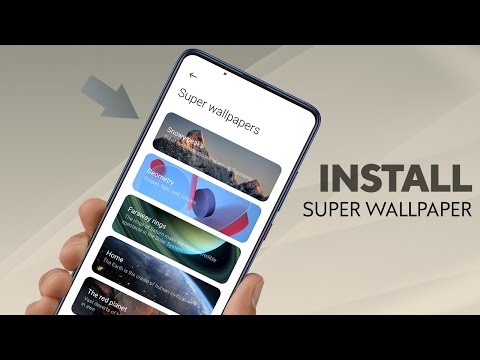Install Super Wallpapers on MIUI 12.5 Xiaomi Phones - YouTube