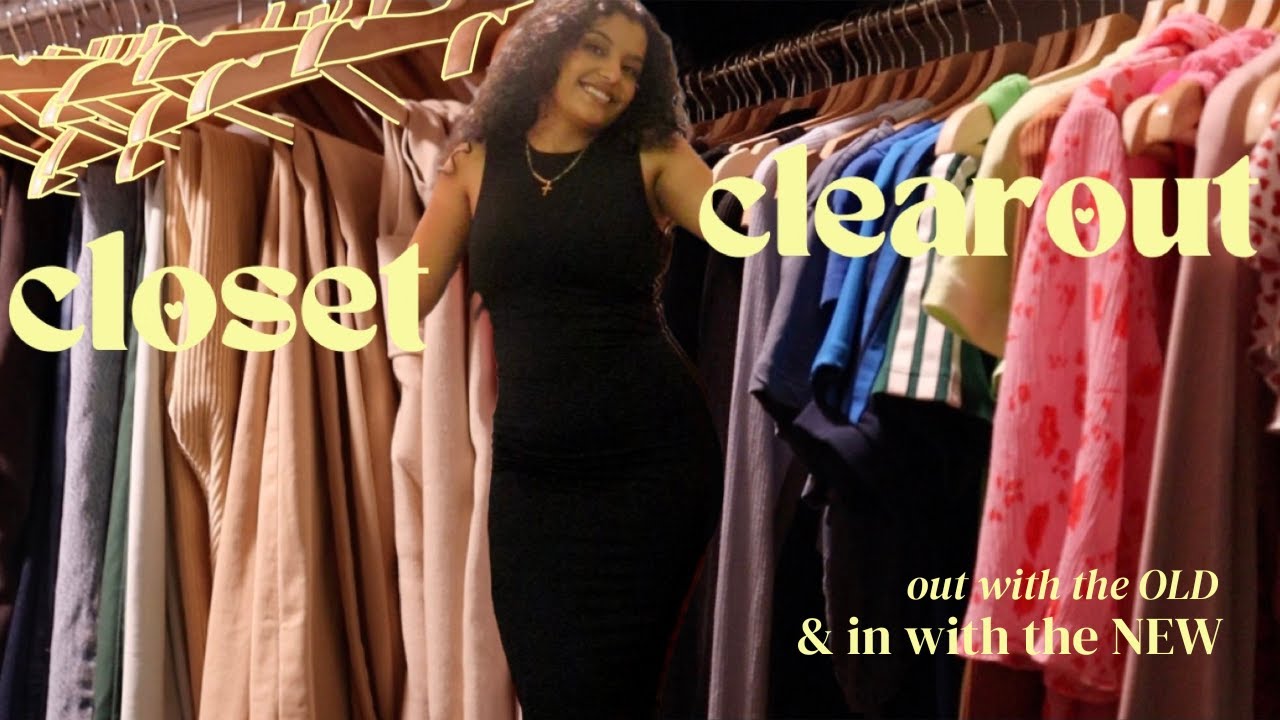 HUGE CLOSET CLEANOUT 2023 | extreme decluttering and much needed deep ...