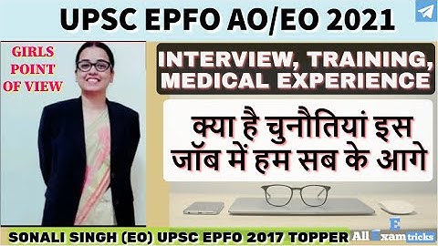 Sonali Singh Enforcement officer | Female 3 Year Job Challenges | Experience | EPFO APFC AO EO 2025