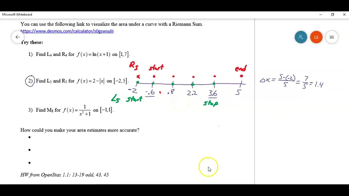 Riemann Sums with TI-84