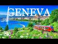 Geneva 8K UHD – Crystal Lake Views, Swiss Alps &amp; Elegant City Beauty