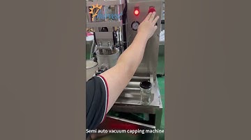 Semi-automatic two-station vacuum capping machine , Glass Jar Vacuum Capper Machine Factory(2025)