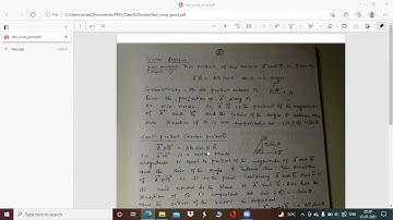 Vector Calculus | lecture2 | Dr. P.P. Nath