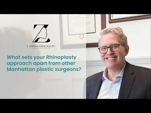 Video thumbnail: New York Facial Plastic Surgeon Dr. Joshua Zimm Q&A: What Sets Your Rhinoplasty Approach Apart? · DR. JOSHUA ZIMM
