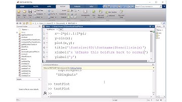 Matlab Stream Modifiers