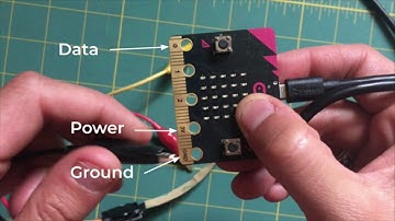 Connecting Neopixel LEDs to the microbit