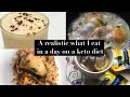 a realistic what i eat in a day on a keto diet