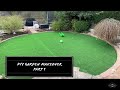 DIY Garden Makeover - Artificial Lawn #shorts  - Full Renovation out now #weekendproject