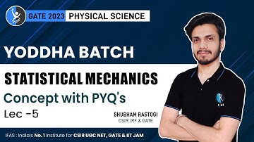 Partition function | Statistical Mechanics | GATE PHYSICS | IFAS