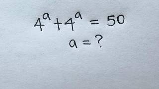 Solve for a in this nice Algebra equation | Math Olympiad Mathematics
