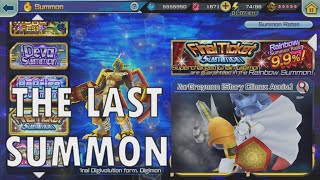 Digimon ReArise Final Summon Before Shut Down